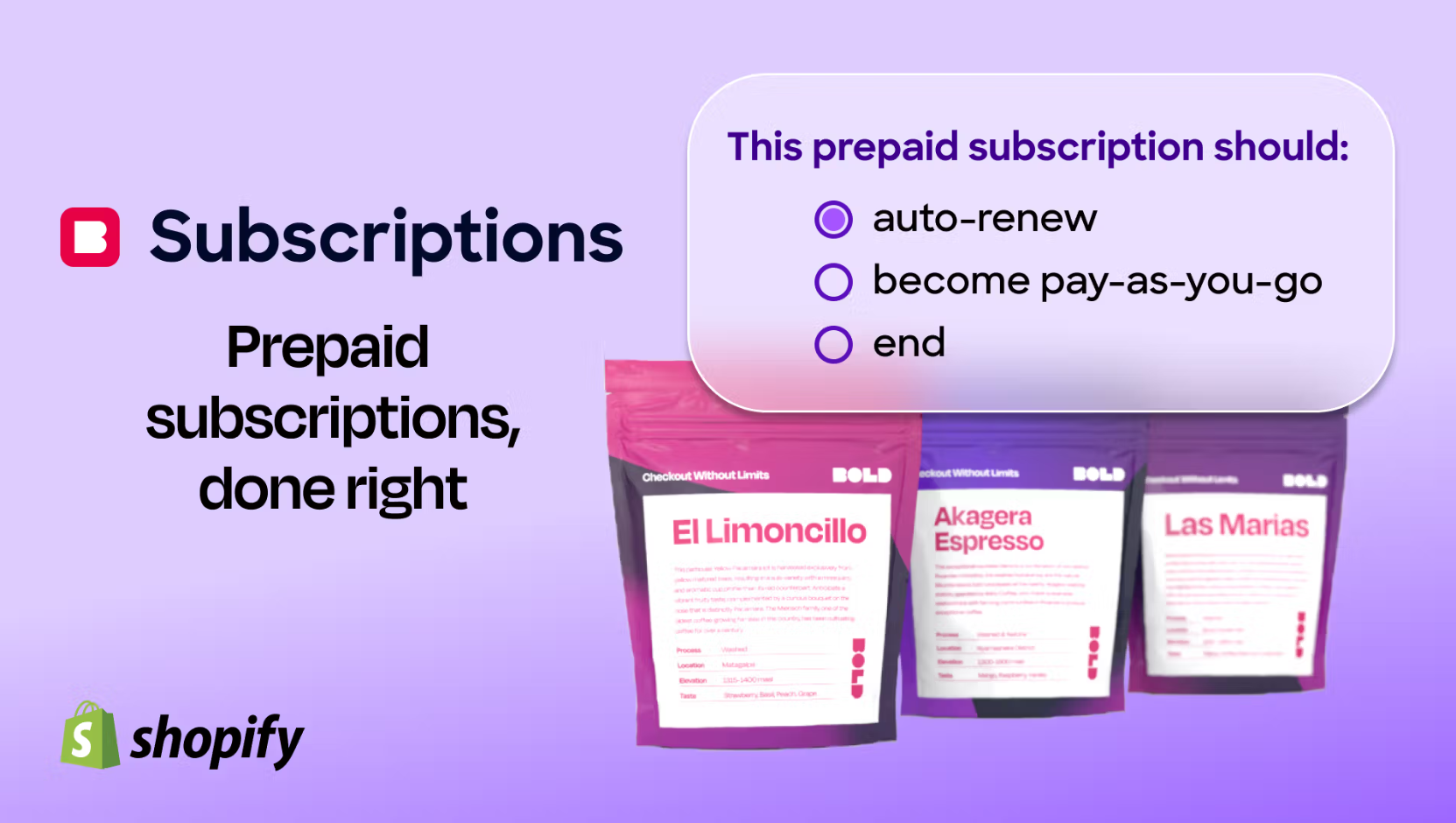 Prepaid subscriptions, done right